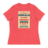 Vote Donald Trump For President 2024 'He's Built Different' | Women's Relaxed T-Shirt - Heather Red