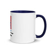 'I Didn't Vote For Communism' | Mug with Color Inside - Dark Blue