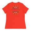 Anti-Tyranny Floral Logo | Women's Relaxed T-Shirt - Poppy