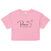Peace 01 | Women’s crop top - Bubblegum