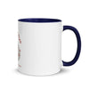 Anti - Tyranny Kitten | Mug with Color Inside - Dark Blue