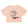 Anti- Tyranny Rose | Women's Crop Top - Pale Pink