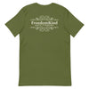 Anti - Tyranny Scroll Logo | Men's T-shirt - Olive