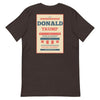 Vote Donald Trump For President 2024 'He's Built Different' | Men's T-shirt - Brown