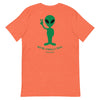 "We're Finally Real" Aliens | Men's T-Shirt - Heather Orange