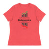 Bidenomics 'It's Simple Math' | Women's Relaxed T-Shirt - Heather Red