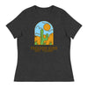 Anti - Tyranny Desert | Women's Relaxed T-Shirt - Dark Grey Heather