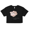 Anti- Tyranny Rose | Women's Crop Top - Black