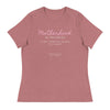 Motherhood in Progress - I'm Not Carrying an Egg, It's a Baby! | Women's Relaxed T-Shirt - Heather Mauve