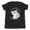 Anti - Tyranny Kitten | Kids Short Sleeve T-Shirt - Black
