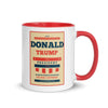 Donald Trump For President 2024 'He's Built Different' | Mug with Color Inside - Red