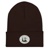 Bald Eagle Logo | Cuffed Beanie - Brown