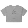 I Have Morals 01 | Women’s crop top - Athletic Heather