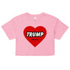 Love Trump | Women’s crop top - Bubblegum