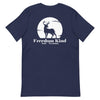 Moonlit Buck | Men's T-shirt - Navy
