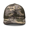 1776 American Flag | Camouflage Trucker Hat - Camo/Olive
