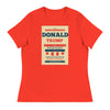 Vote Donald Trump For President 2024 'He's Built Different' | Women's Relaxed T-Shirt - Poppy