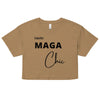 Maga Chic 01 | Women’s crop top - Camel