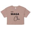Maga Chic 01 | Women’s crop top - Hazy Pink