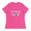 Anti-Tyranny Celebration | Women's Relaxed T-Shirt - Berry