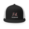 FK | Freedom Kind Trucker Cap - Black/ White