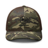 1776 American Flag | Camouflage Trucker Hat - Camo/Brown