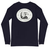 Bald Eagle Logo | Men's Long Sleeve Tee - Navy