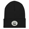 Bald Eagle Logo | Cuffed Beanie - Black