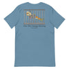 Free The Orange Herring | Men's T-Shirt - Steel Blue