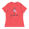 Woman Not Egg Carrier | Women's Relaxed T-Shirt - Heather Red