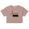 American Girl | Women’s crop top - Hazy Pink