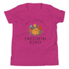 Anti - Tyranny Spring Flowers | Kids Short Sleeve T-Shirt - Berry