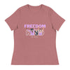 Anti-Tyranny Celebration | Women's Relaxed T-Shirt - Heather Mauve