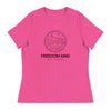 Anti - Tyranny Night Seas | Women's Relaxed T-Shirt - Berry