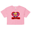 I love Trump 2 | Women’s crop top - Bubblegum