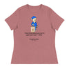 "I Don't Know About You, But I'm Gonna Go To Bed" Joe Biden | Women's Relaxed T-Shirt - Heather Mauve