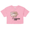 Anti- Tyranny Rose | Women's Crop Top - Bubblegum