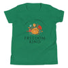 Anti - Tyranny Spring Flowers | Kids Short Sleeve T-Shirt - Kelly