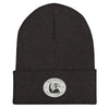 Bald Eagle Logo | Cuffed Beanie - Dark Grey