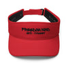 Black Graffiti Anti - Tyranny | Visor - Red
