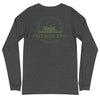 Farm Theme | Women's Long Sleeve Tee - Dark Grey Heather