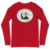 Bald Eagle Logo | Men's Long Sleeve Tee - Red