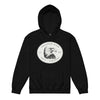 Bald Eagle Logo | Kids Heavy Blend Hoodie - Black