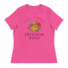 Anti - Tyranny Spring Flowers | Women's Relaxed T-Shirt - Berry