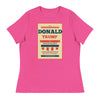 Vote Donald Trump For President 2024 'He's Built Different' | Women's Relaxed T-Shirt - Berry