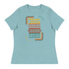 100% Original Woman Parts | Women's Relaxed T-Shirt - Heather Blue Lagoon
