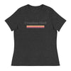 Anti - Tyranny Sunset Banner | Women's Relaxed T-Shirt - Dark Grey Heather