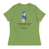 "I Don't Know About You, But I'm Gonna Go To Bed" Joe Biden | Women's Relaxed T-Shirt - Leaf