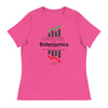 Bidenomics 'It's Simple Math' | Women's Relaxed T-Shirt - Berry