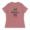 Bidenomics 'It's Simple Math' | Women's Relaxed T-Shirt - Heather Mauve